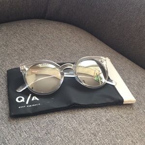 Quay mirrored cat eye sunglasses